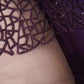 Classic Purple Geometrical Sequins Embroidery Net Fabric