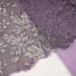 Classic Purple Floral Sequins Embroidery Net Fabric 14230