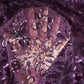 Classic Wine Floral Sequins Embroidery Net Fabric 14232