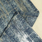Blue Abstract Sequence Embroidery Denim TU-14394