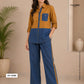 Mustard Solid Poplin Fabric LSF-27886 - TradeUNO