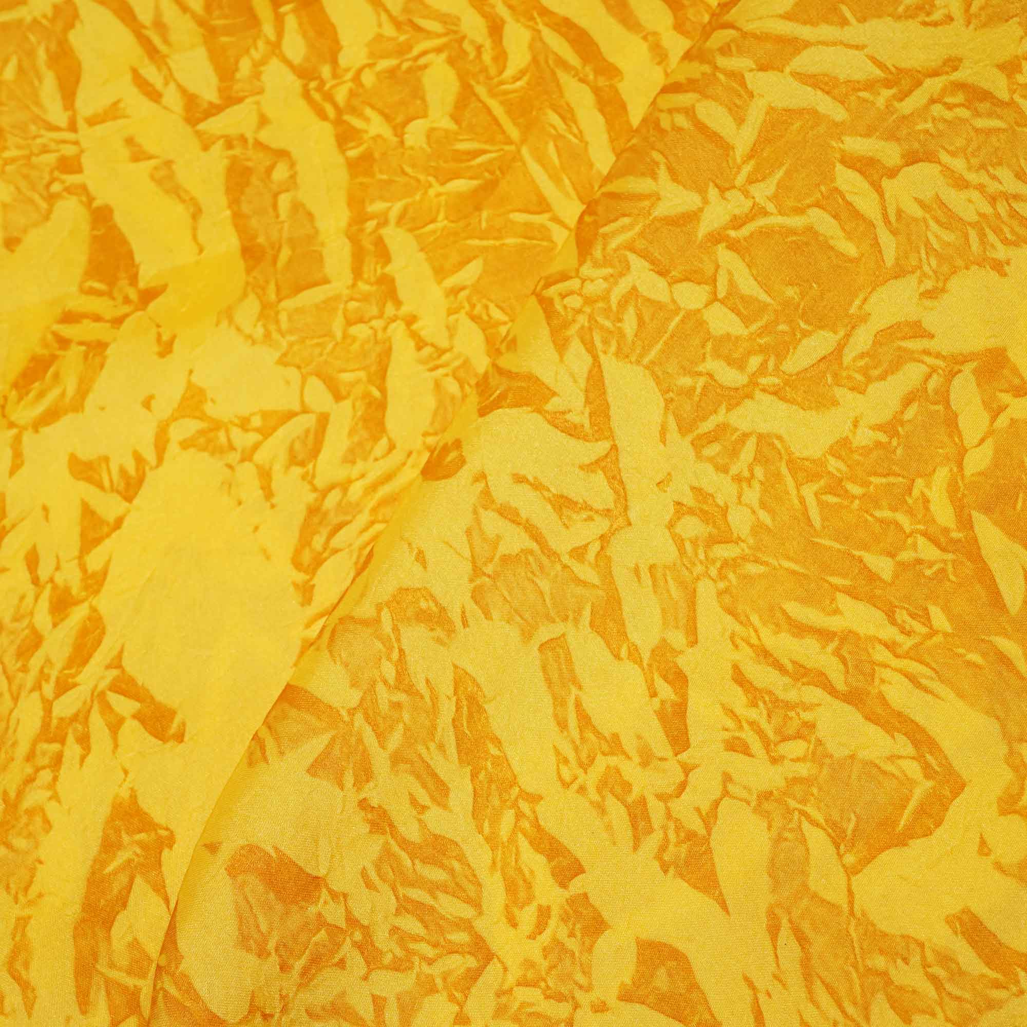 Yellow Crushed Bemberg Silk VC-14920