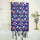 Premium Navy Blue Floral Print Banarasi Jacquard Dupatta