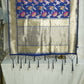Premium Navy Blue Floral Print Banarasi Jacquard Dupatta
