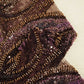 Wine Pearl Heavy Sequins Embroidery Net CF-15008