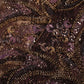 Wine Pearl Heavy Sequins Embroidery Net CF-15008