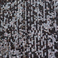 Black Golden Ombre Heavy Sequins Embroidery Net Fabric