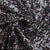Black Golden Ombre Heavy Sequins Embroidery Net Fabric