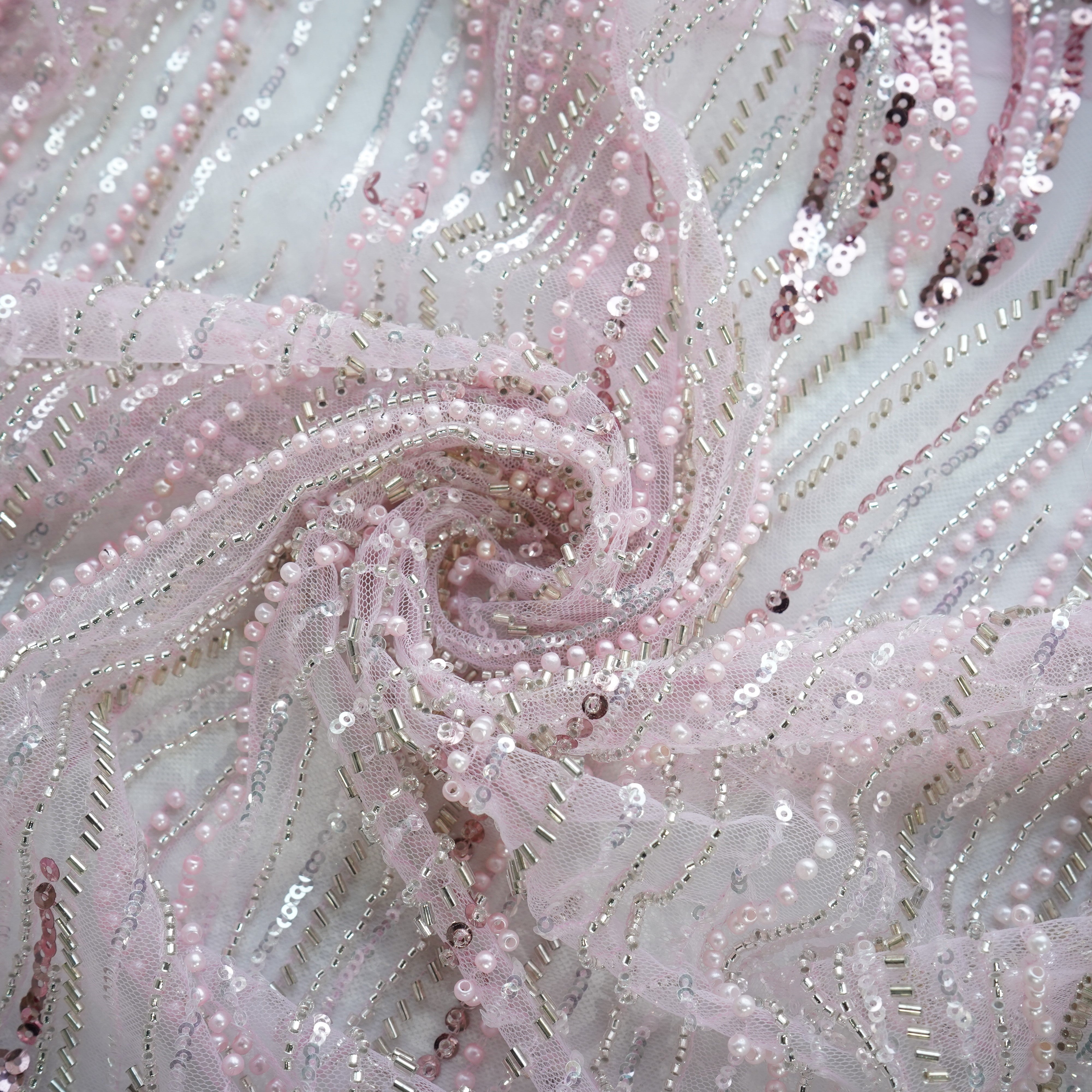pink net dress material Dress Net 100% Polyester Tulle Fabric Material - FLO PINK