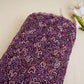 Purple Abstract Sequins Cut Dana Embroidery Net 15143