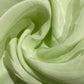 Lime Green Solid Natural Crepe Fabric 19716