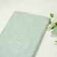 Olive Green Bandhani Kantha Work Mini Silk VC-15408
