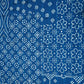 Teal Blue Bandhani Embroidery Mini Silk VC-15416