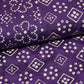 Purple Bandhani Embroidery Mini Silk VC-15417