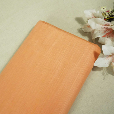 Light Orange Banarasi Cotton Slub KRE-15473