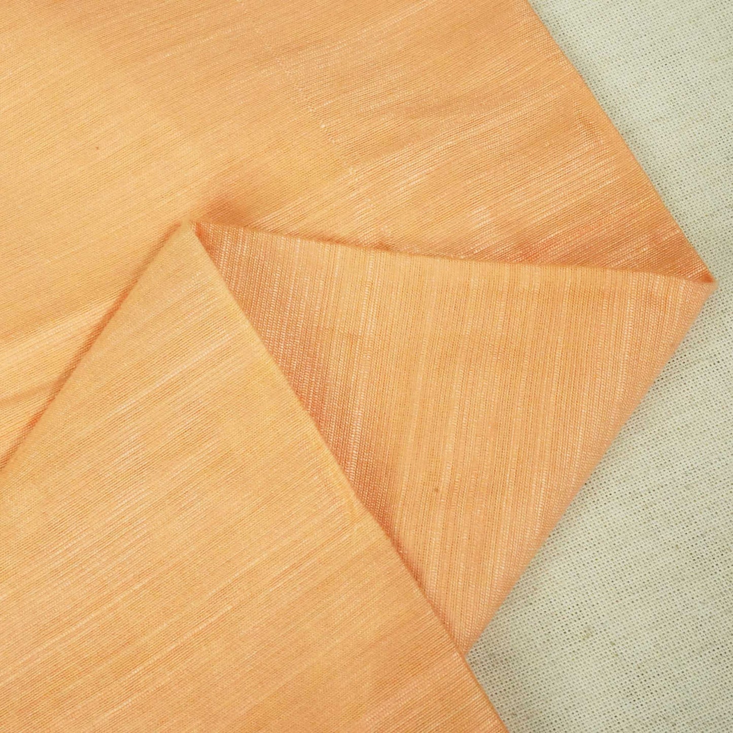Light Orange Banarasi Cotton Slub KRE-15473