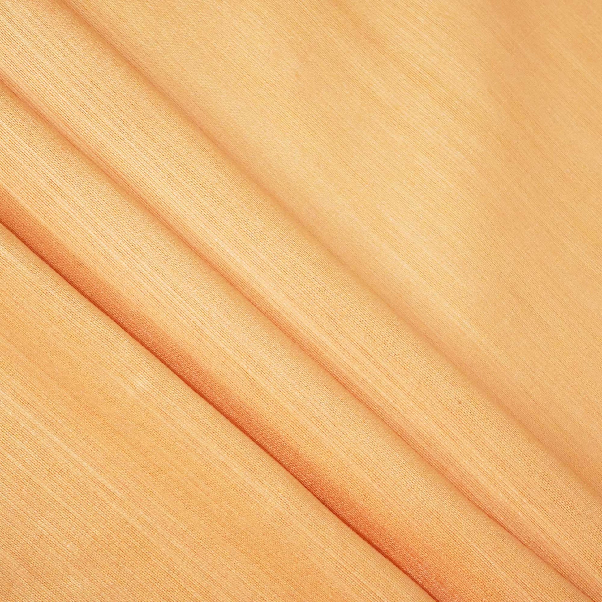 Light Orange Banarasi Cotton Slub KRE-15473
