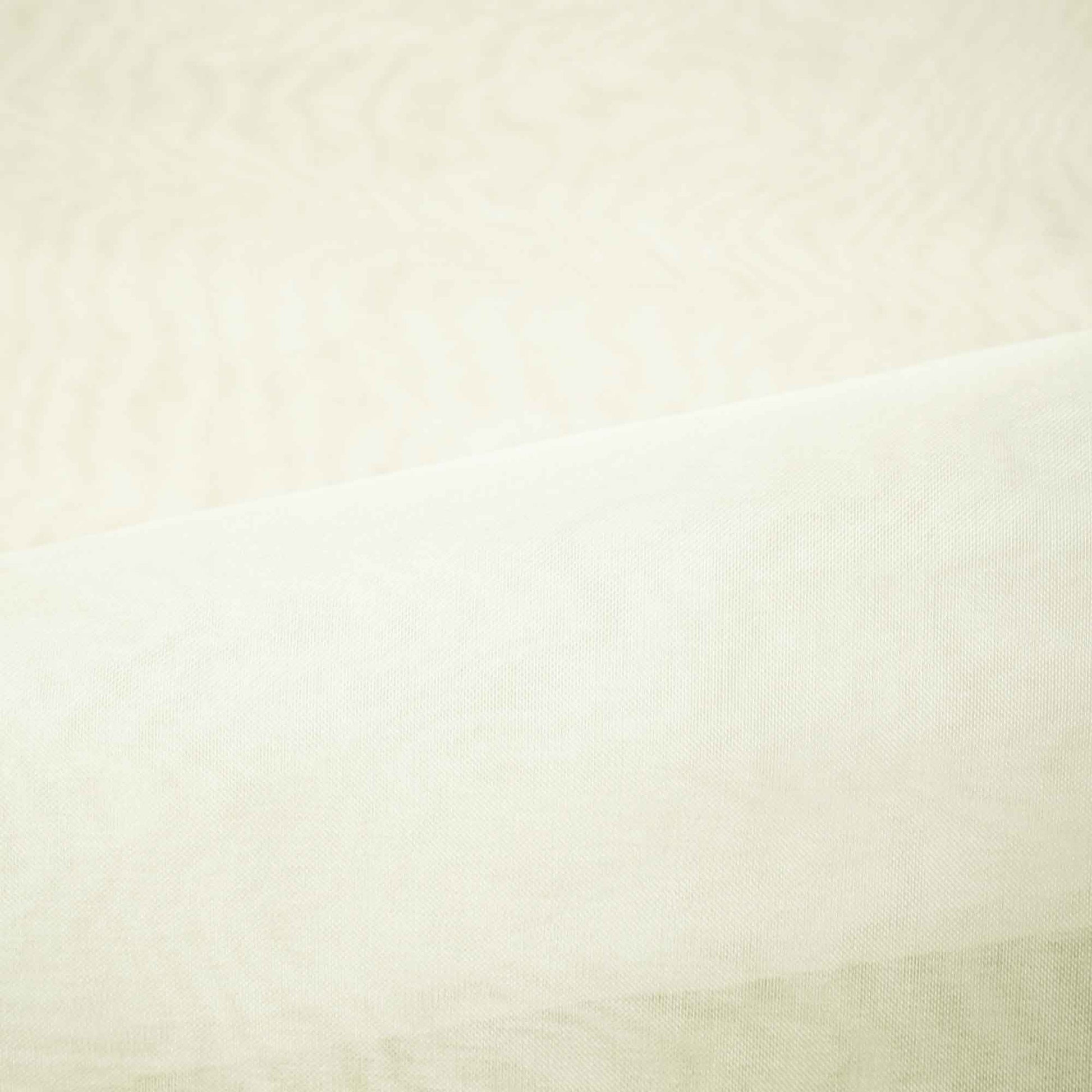 Off White (2*4) Organza Dyeable Pure Organza KRE-15486
