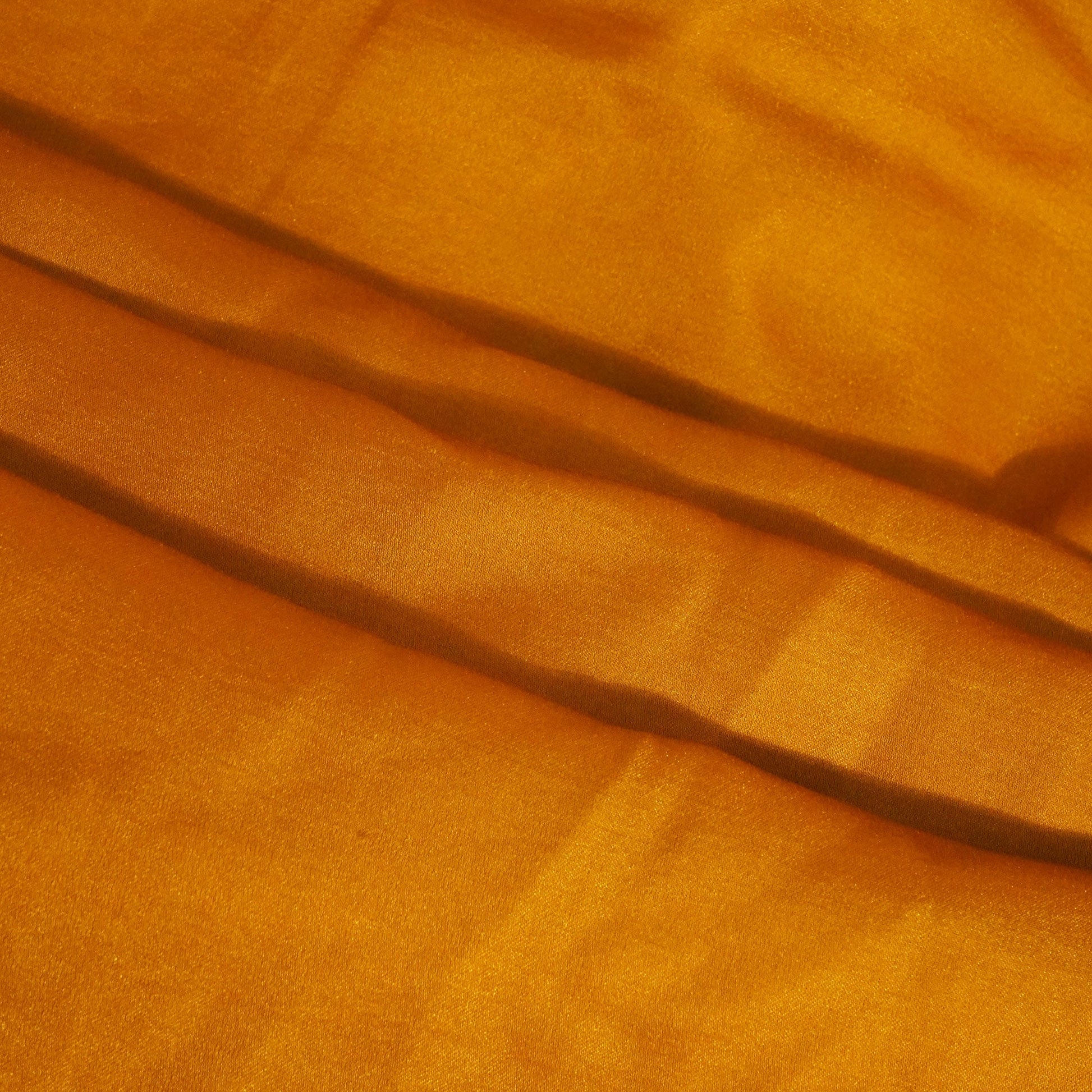 Mustard Yellow Solid Bemberg Silk Fabric KC-15491