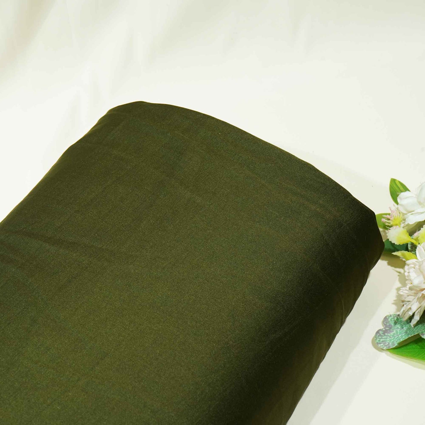 olive-green-solid-bemberg-silk-kc-15492
