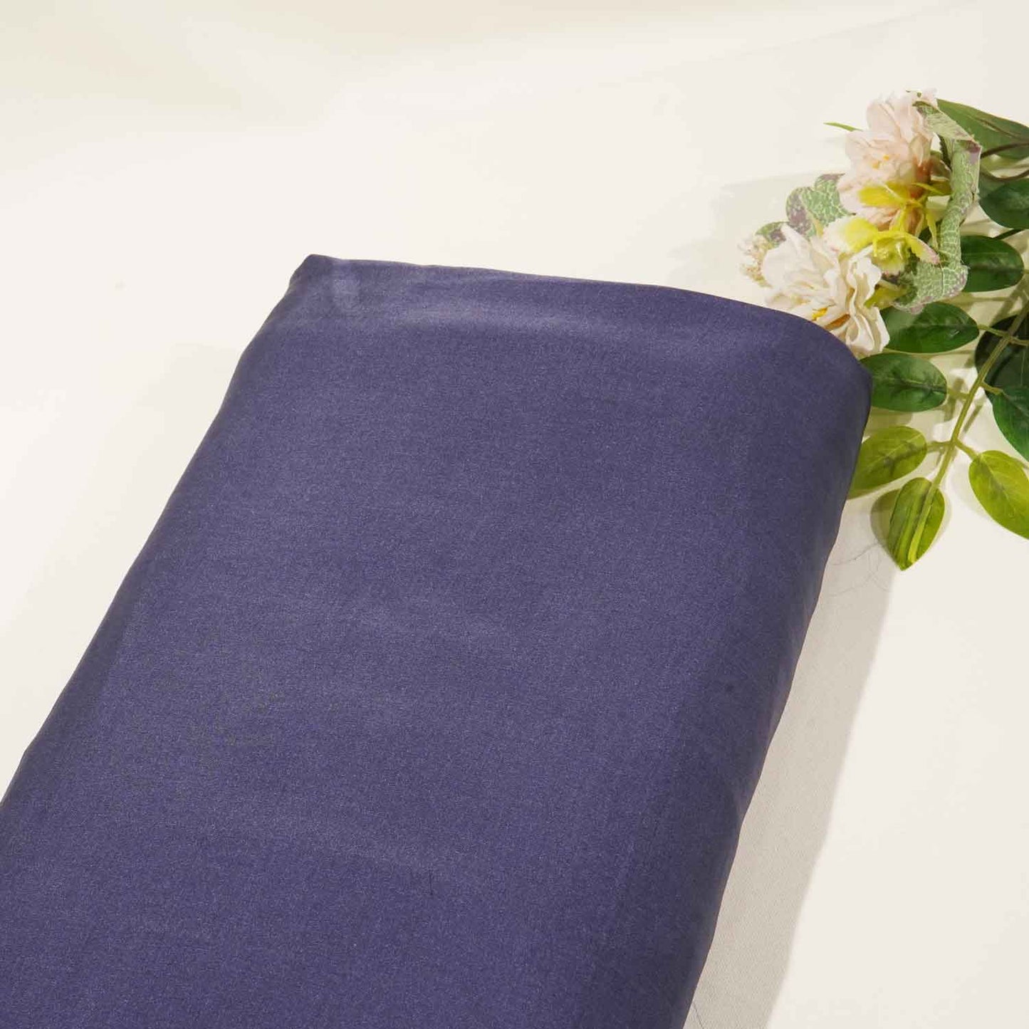 Steel Blue Solid Bemberg Silk KC-15496