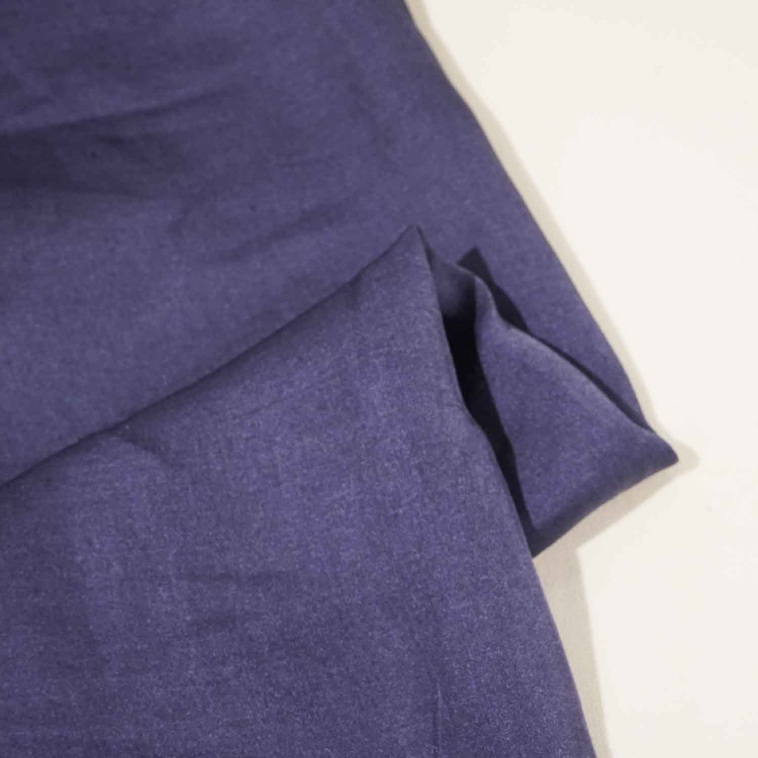 Steel Blue Solid Bemberg Silk KC-15496 - TradeUNO