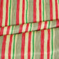 Cream Multicolor Stripes Print Bemberg Gajji Silk GT-15558