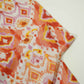 Orange Multicolor Ikkat Print Bemberg Gajji Silk GT-15563