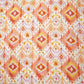 Orange Multicolor Ikkat Print Bemberg Gajji Silk GT-15563