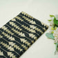Black Abstract Print Bemberg Gajji Silk GT-15567