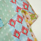 Sky Blue Multicolor Ikkat Print Bemberg Gajji Silk GT-15579