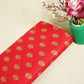 Red Floral Print Bemberg Gajji Silk GT-15583