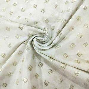White Gold Dyeable Katan Silk KRE-15610