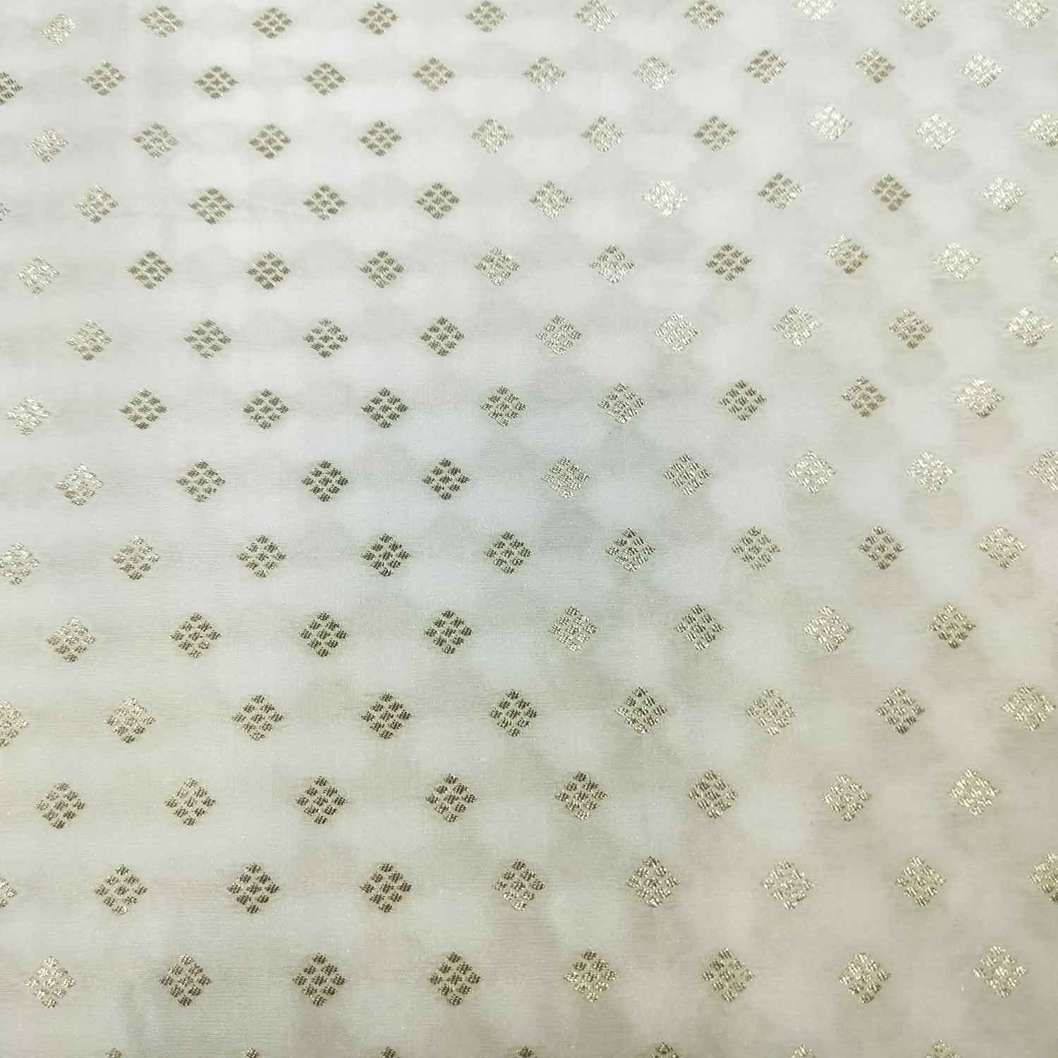 White Gold Dyeable Katan Silk KRE-15610