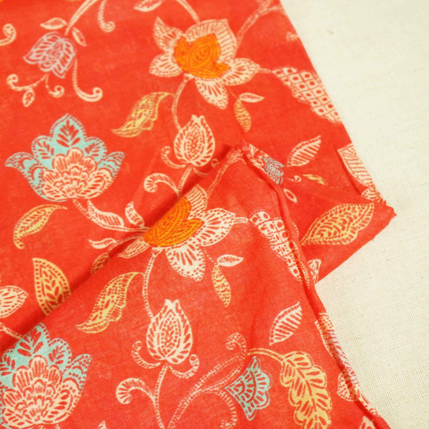 Pink Madhubani Print Cotton Mulmul GT-15666