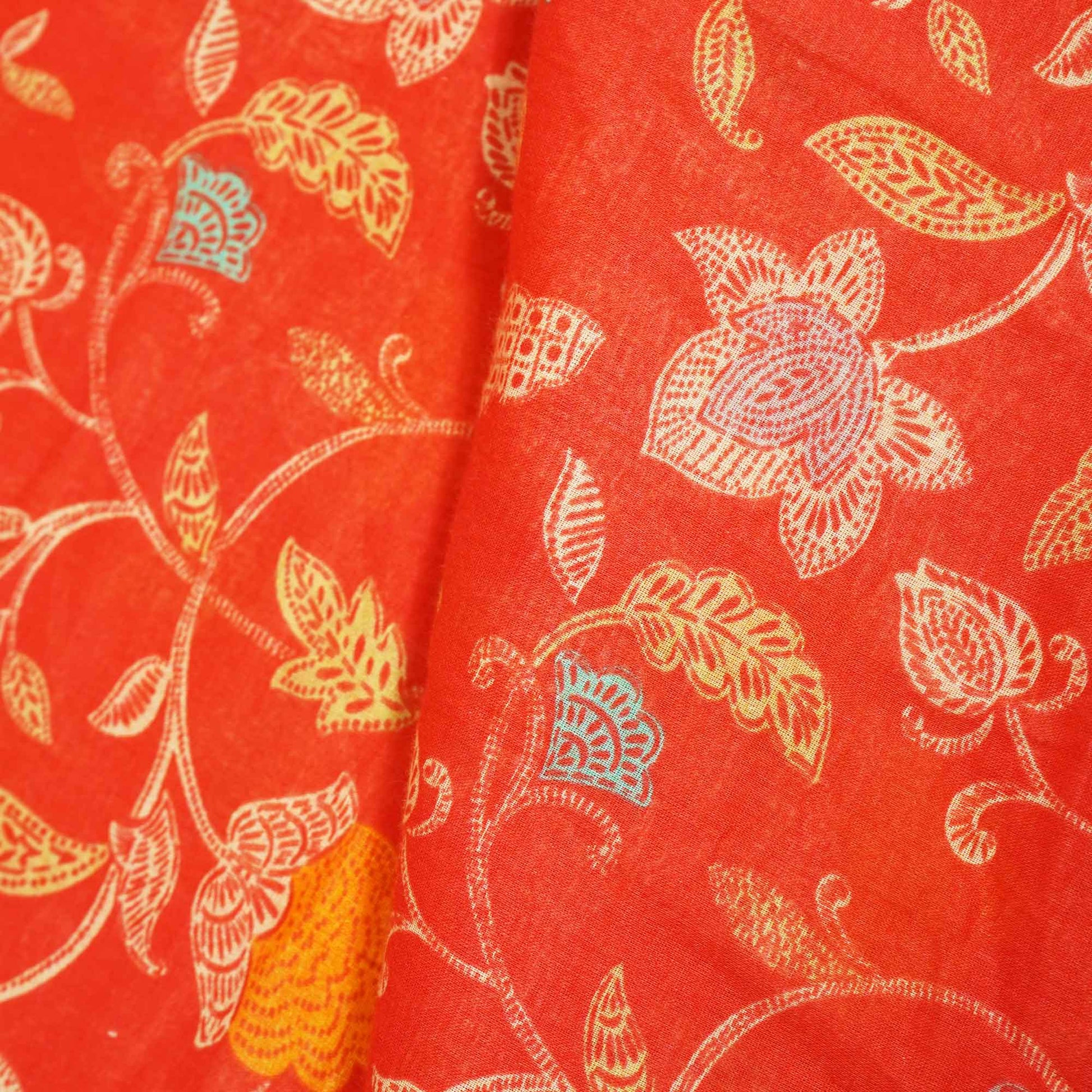 Pink Madhubani Print Cotton Mulmul GT-15666