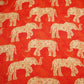 Red Pichwai Border Print Muslin SSF-15721