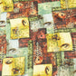 Mustard Yellow Multicolor Sequins Border Embroidery Organza KF-15751