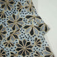 White Black Gota Embroidery Organza KF-15758