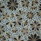 White Black Gota Embroidery Organza KF-15758