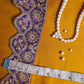 Premium Violet Pink Traditional Zari Embroidery Lace
