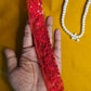 Premium Red Sequins Embroidery Lace