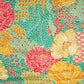 Green Floral Sequins Embroidery Chinnon Chiffon GT-15886