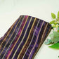 Purple Multicolor Stripes Vuscose Tissue NE-15905