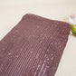 Dark Brown Ombre Sequins Embroidery Power Net Fabric