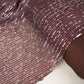 Dark Brown Ombre Sequins Embroidery Power Net Fabric