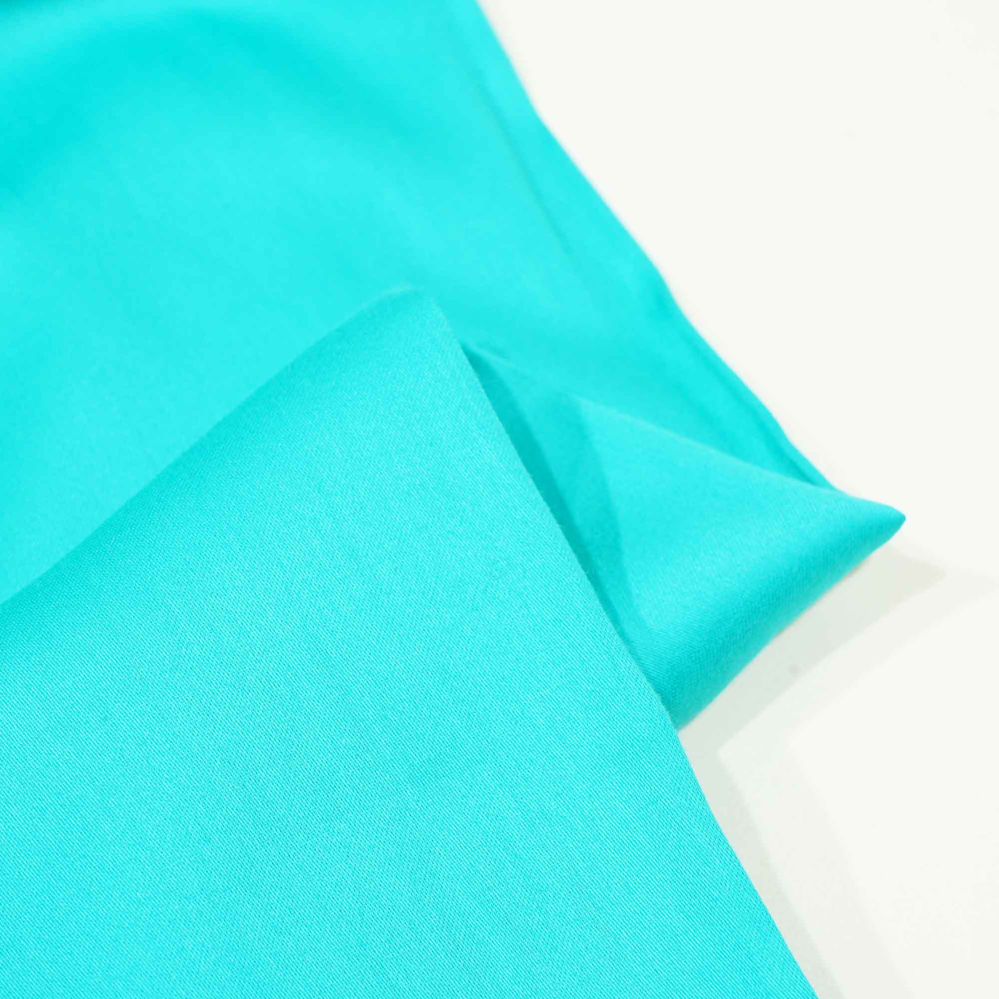 Turquoise Green Cotton Satin MSMR-15995