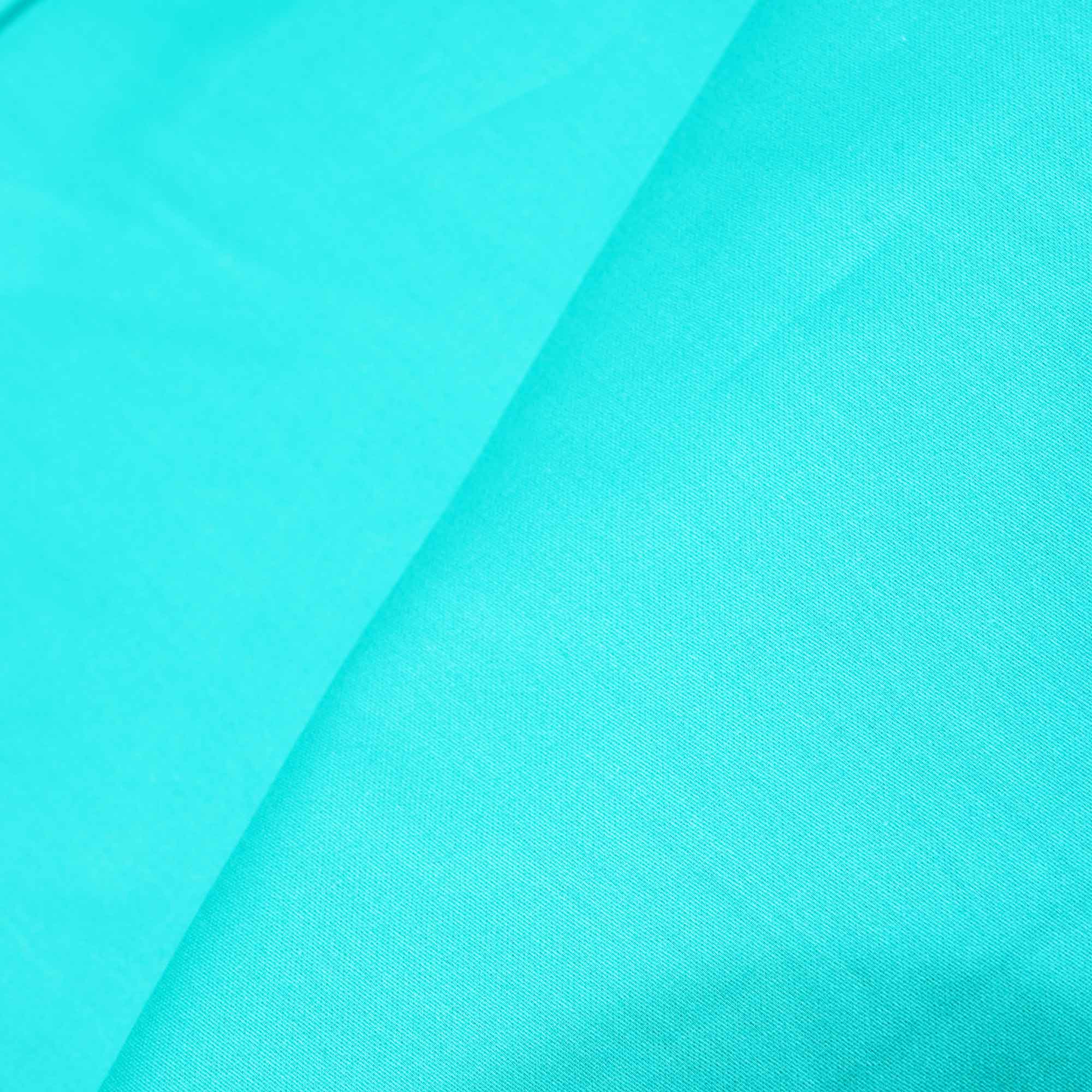 Turquoise Green Cotton Satin MSMR-15995