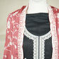 Black Red Chikankari Embroidery Pure Chinnon Suit Set With Dupatta