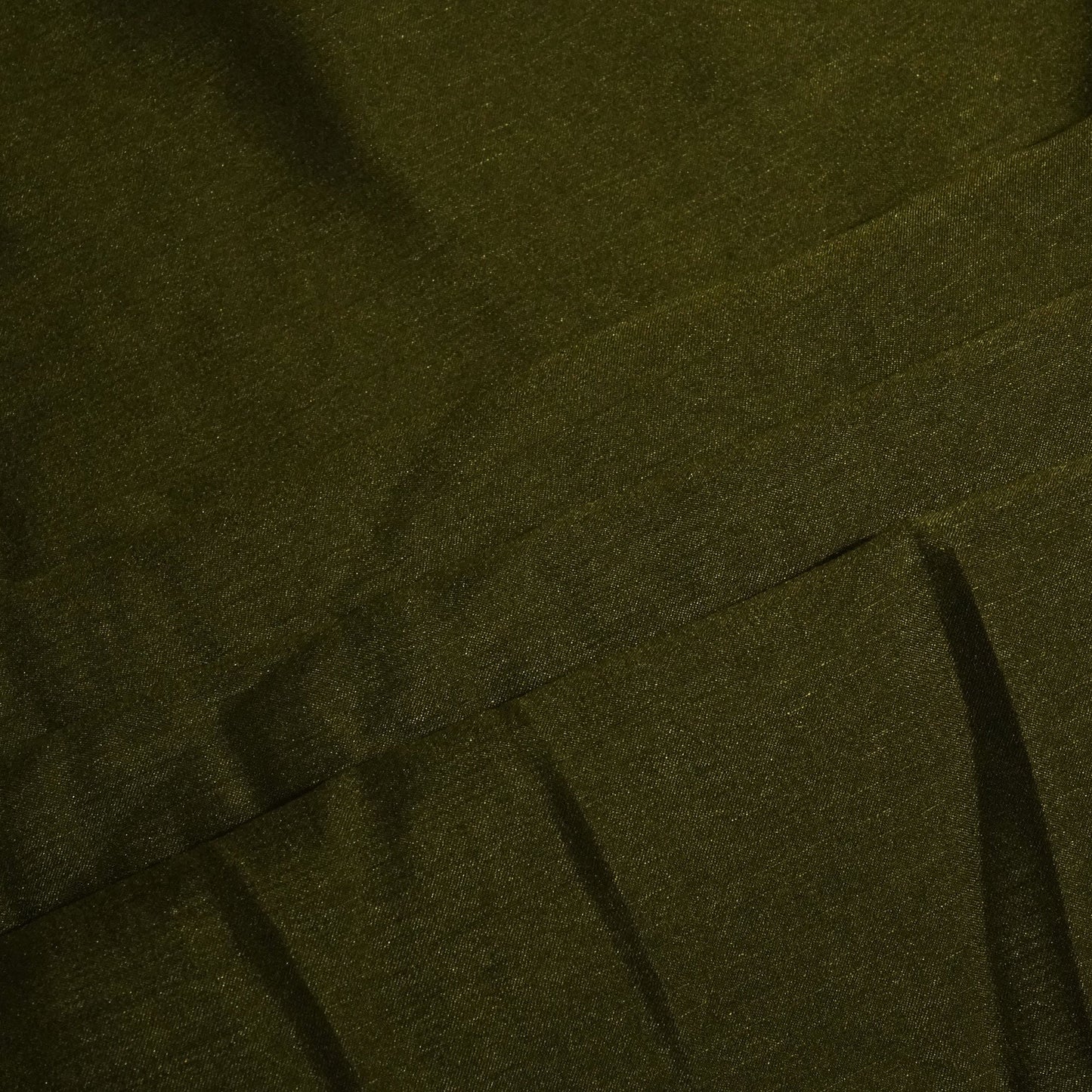 Olive Green Solid Bemberg Silk KC-16038